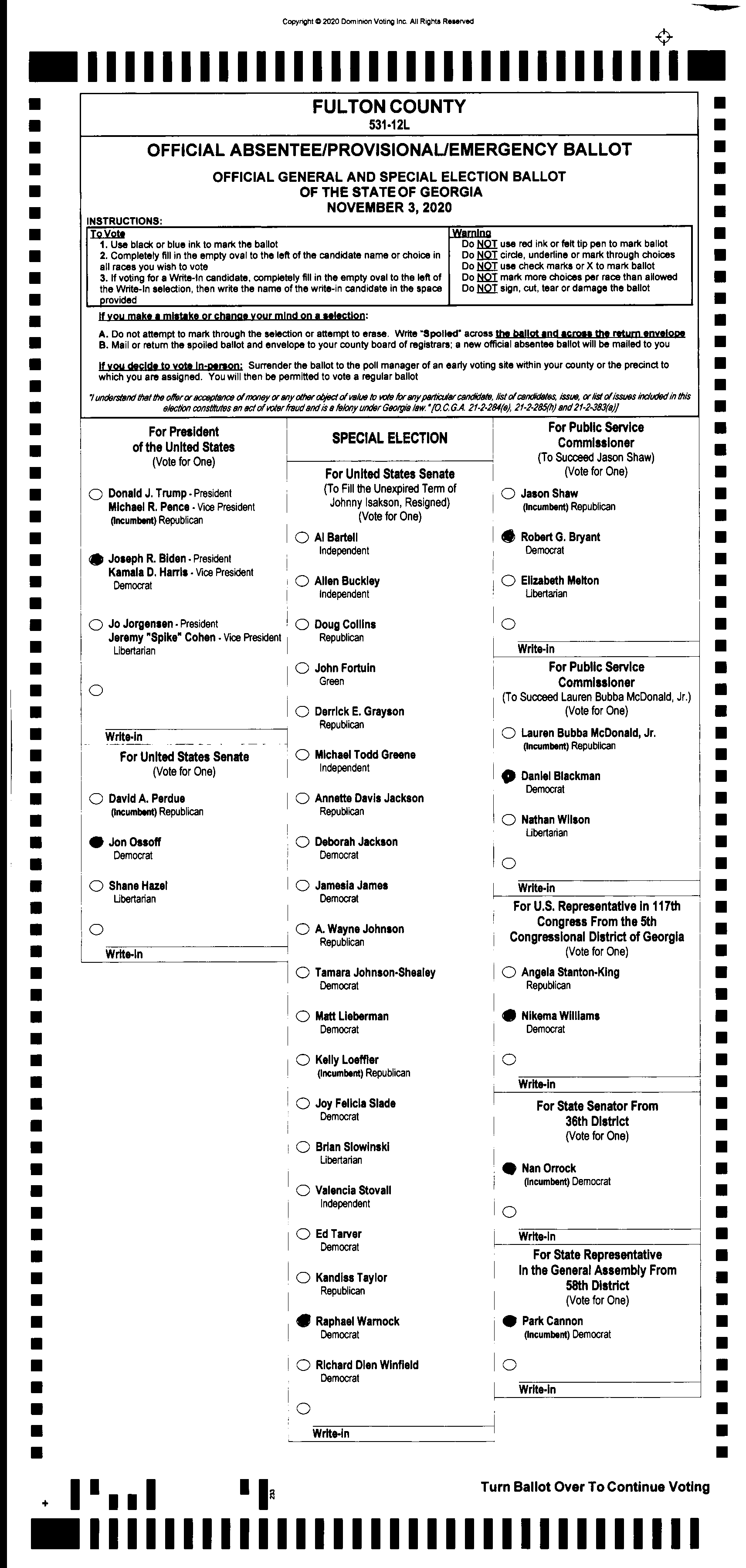 Source Ballot